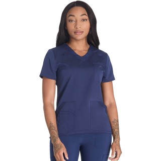 DK834 Balance V-Neck Top with 4 Pockets by Dickies