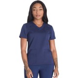 DK834 Balance V-Neck Top with 4 Pockets by Dickies