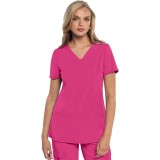 MC702 Amp 3 Pocket V-Neck Top with Flex Panels by Med Couture