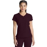 MC705 Amp Tuckable Quarter-Zip Top by Med Couture 