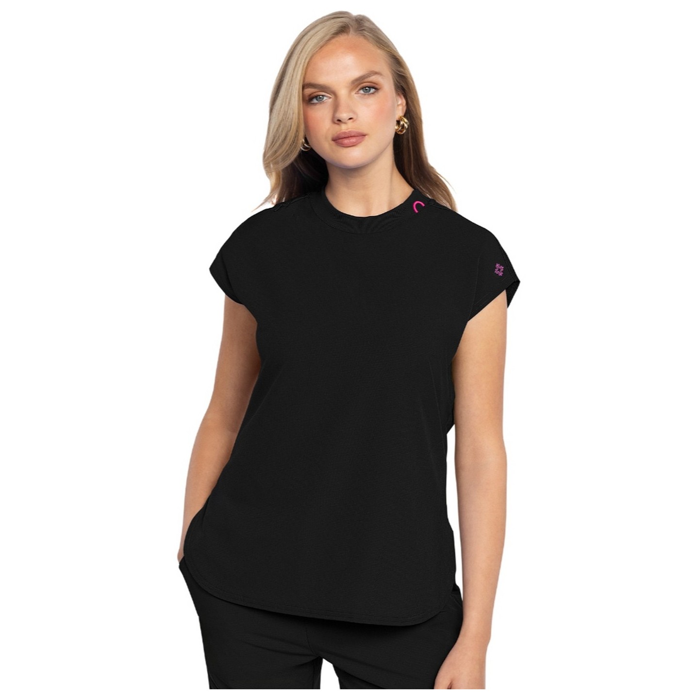 MC703 AMP Missy Dolman Sleeve Tuckable Top by Med Couture