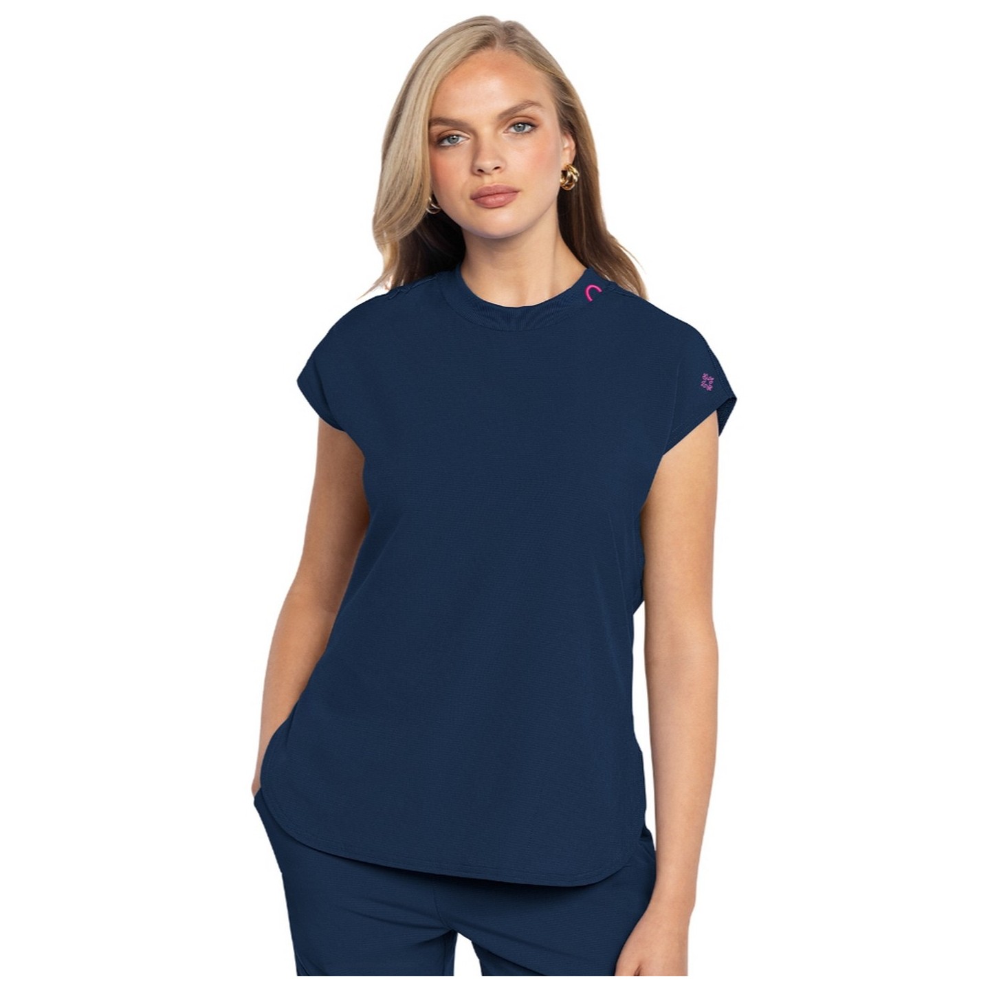 MC703 AMP Missy Dolman Sleeve Tuckable Top by Med Couture