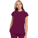 MC703 AMP Missy Dolman Sleeve Tuckable Top by Med Couture