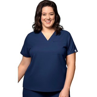 6222 WonderWink Thrive Women's V-Neck Tuck-In Top