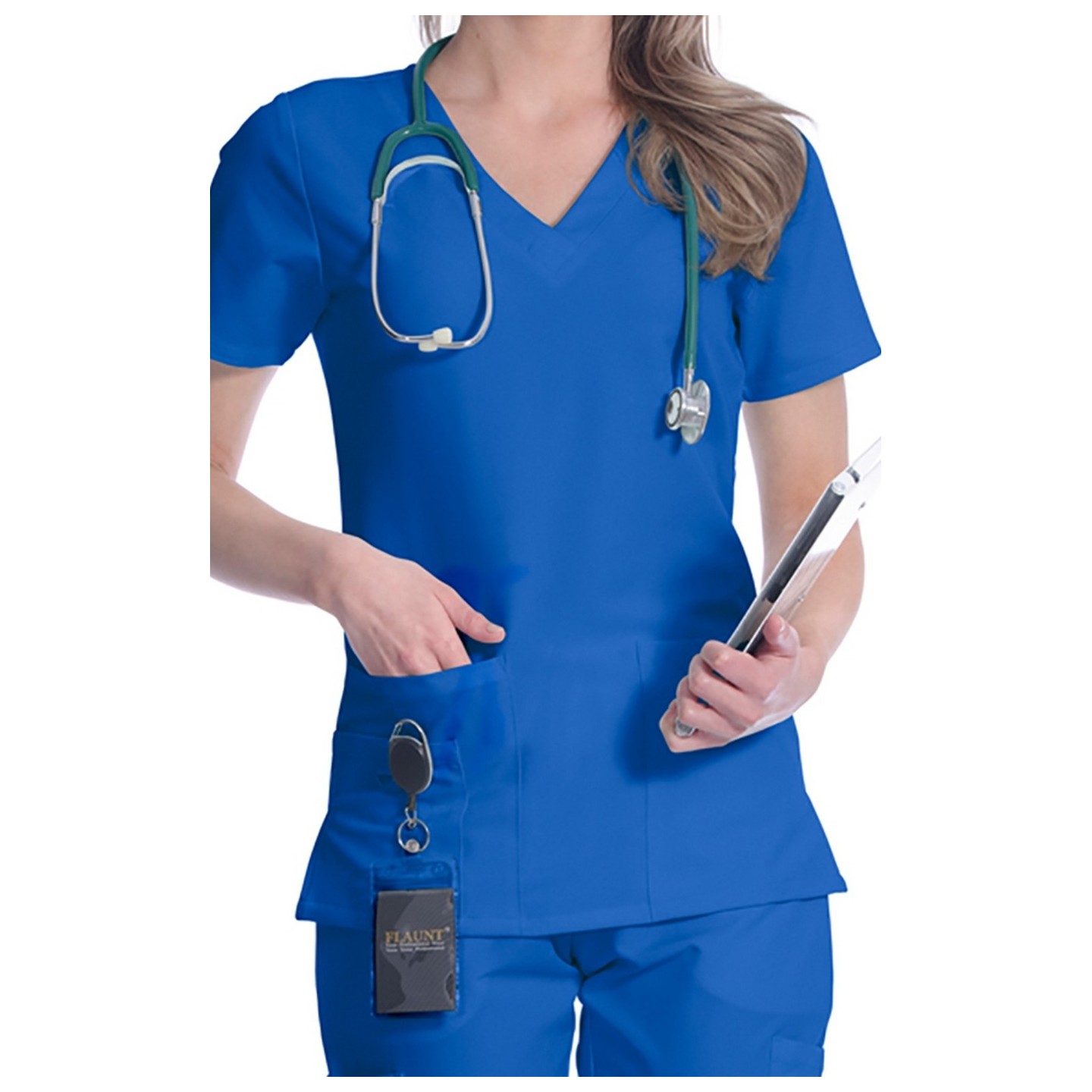 3600 Flaunt Scrub Top