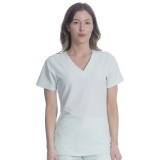3600 Flaunt Scrub Top By Greentown
