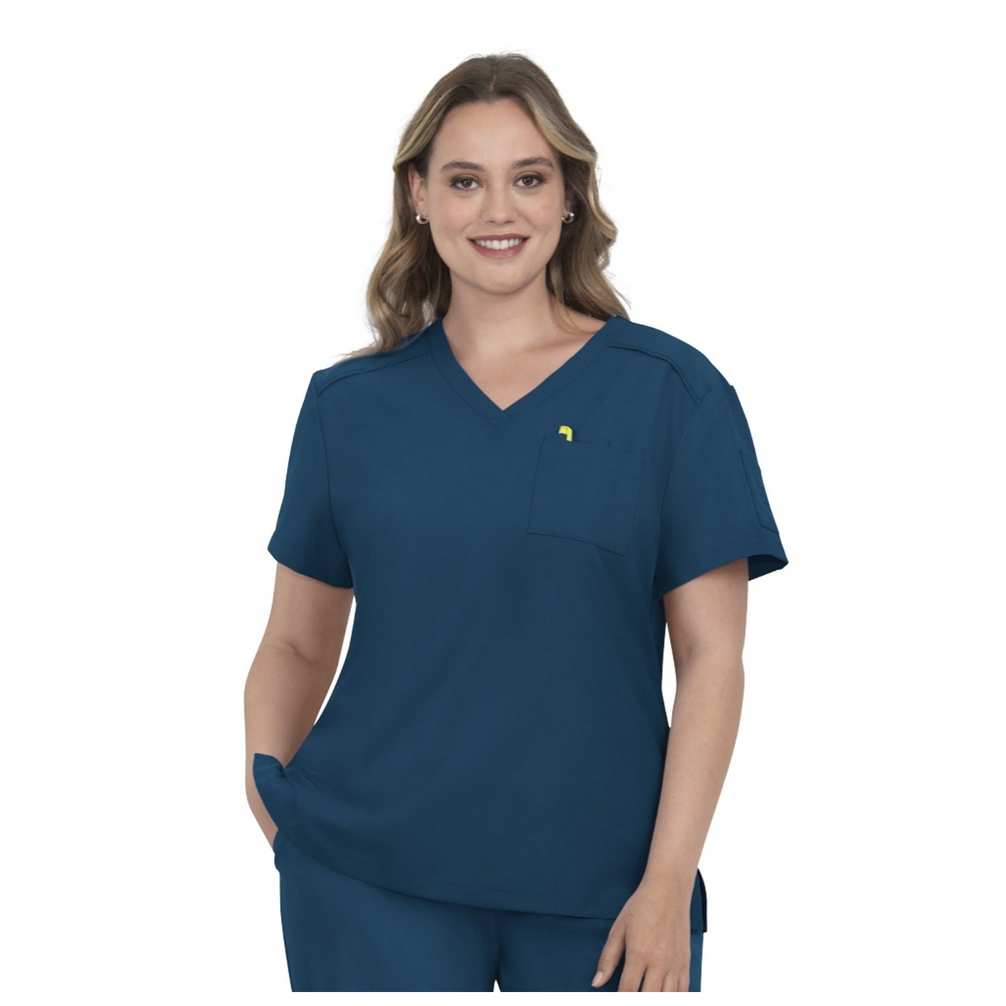 C100 Cureology Aura Modern V-Neck Top by koi