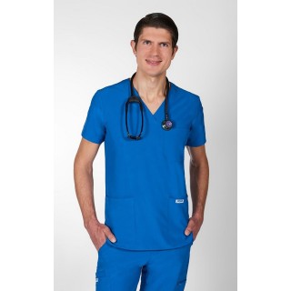 T7010 - The Alex  Men's/Unisex V-Neck Top with 3 Pockets