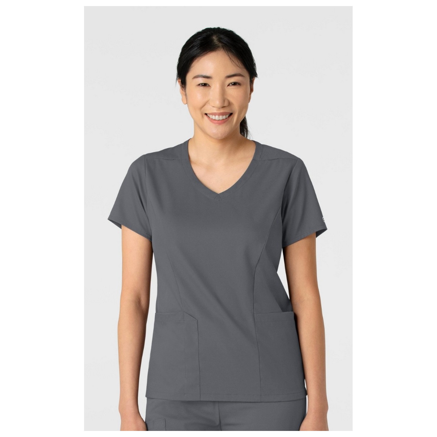 6251 Boundless Haut à Col en V Incurvé avec 3 Poches by WINK