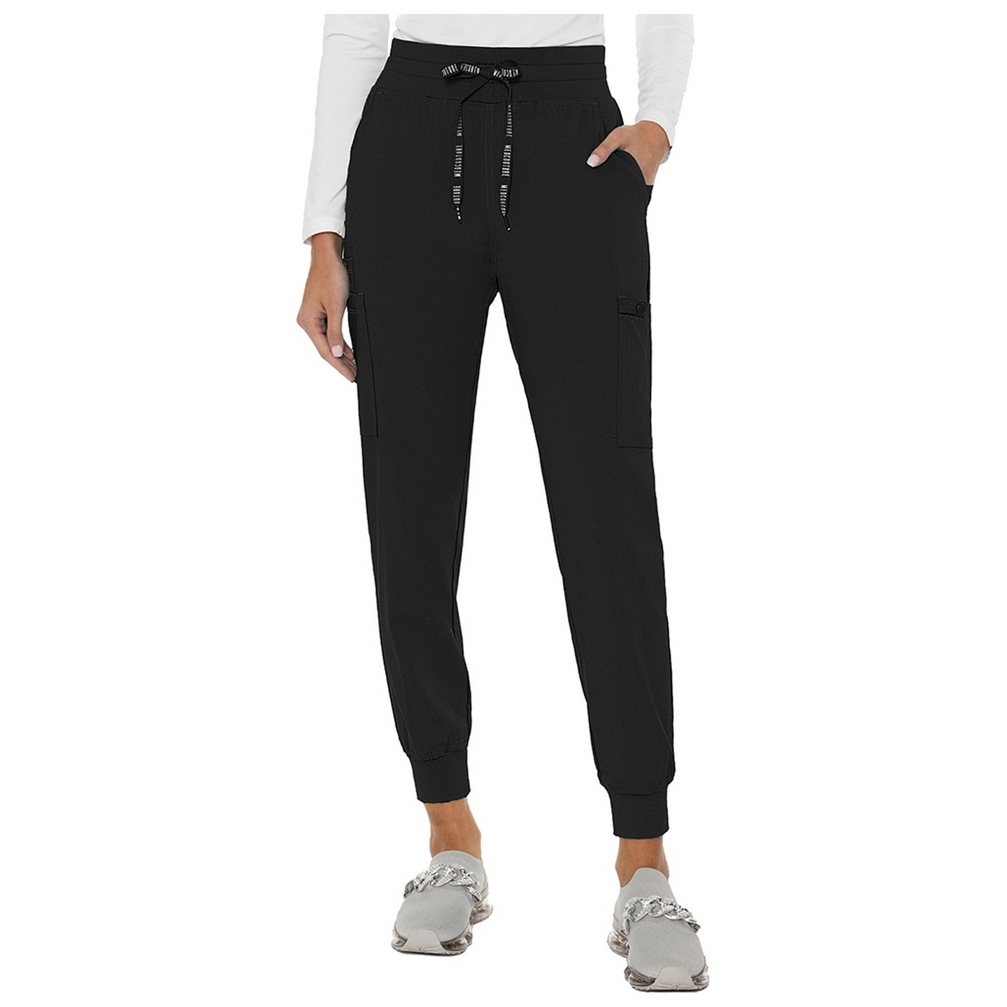MC7705 Touch Double Cargo Jogger Pant by Med Couture 