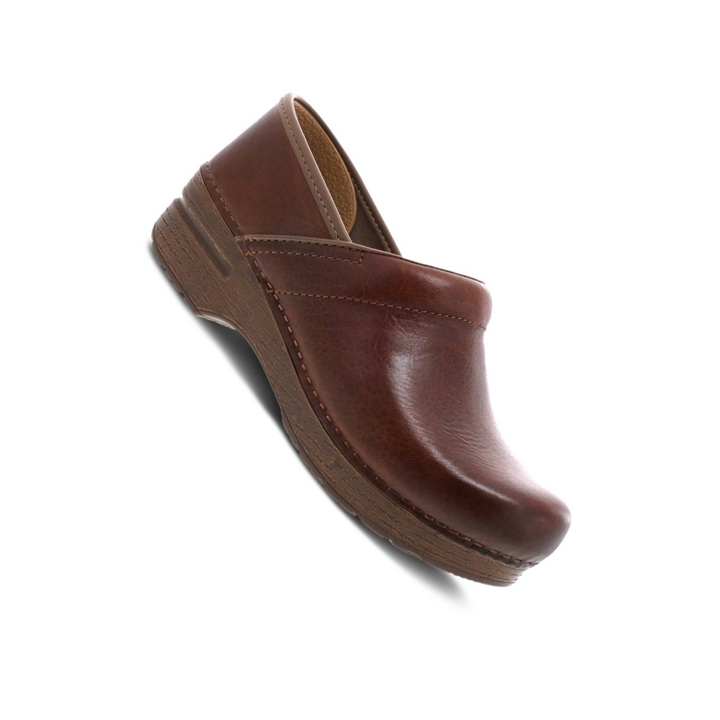 Professional Saddle Full Grain Leather Clog for Women by Dansko 