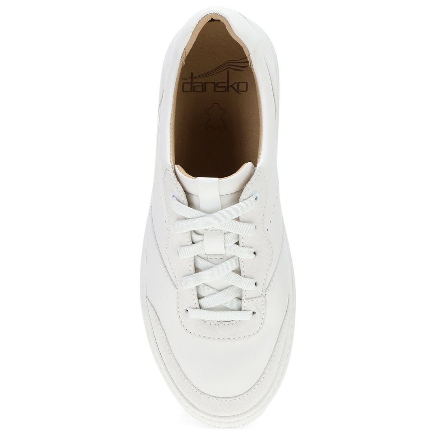 Josey White Nappa Casual Sneaker for Women by Dansko