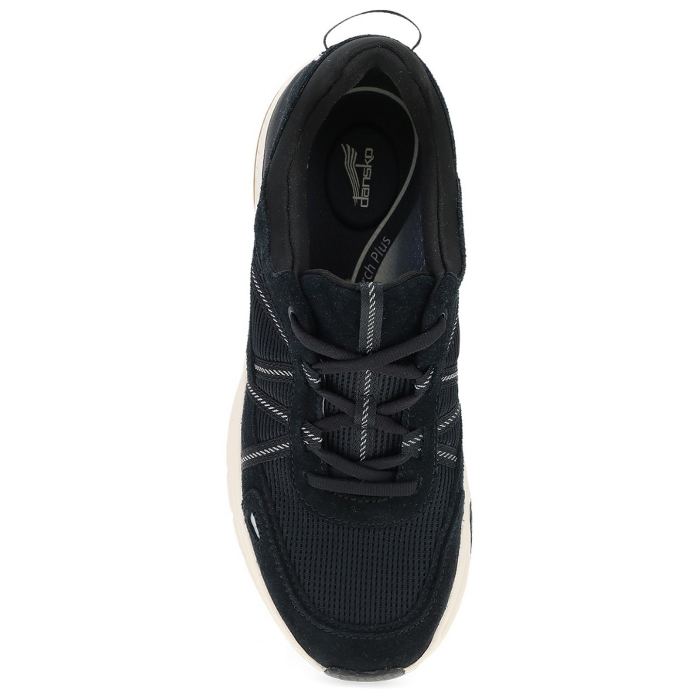Poppy Black Suede Active Sneaker for Women by Dansko