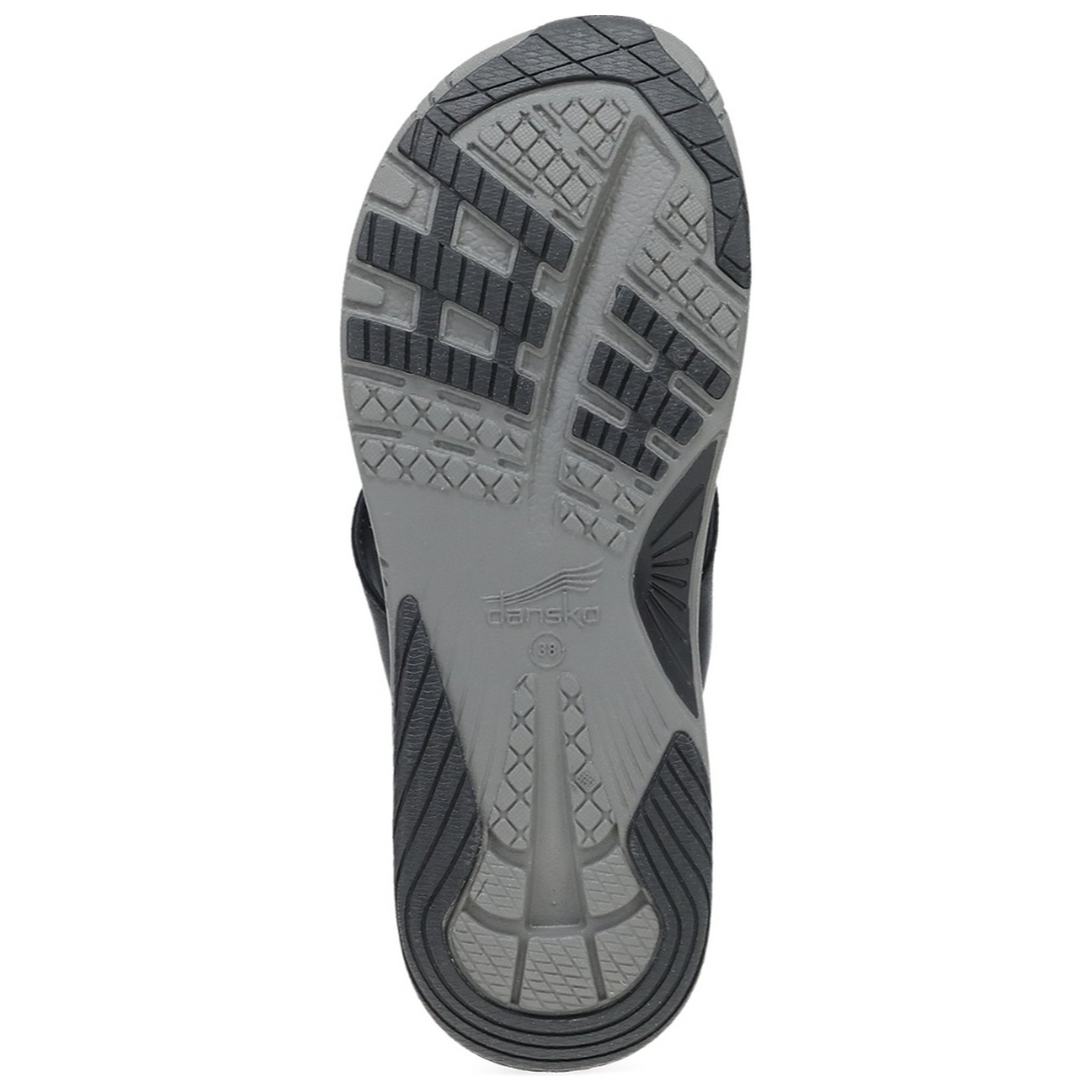 Rosemary Black Calf Flip Flop Actif par Dansko