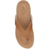 Rosemary Tan Calf Walking Flip Flop by Dansko