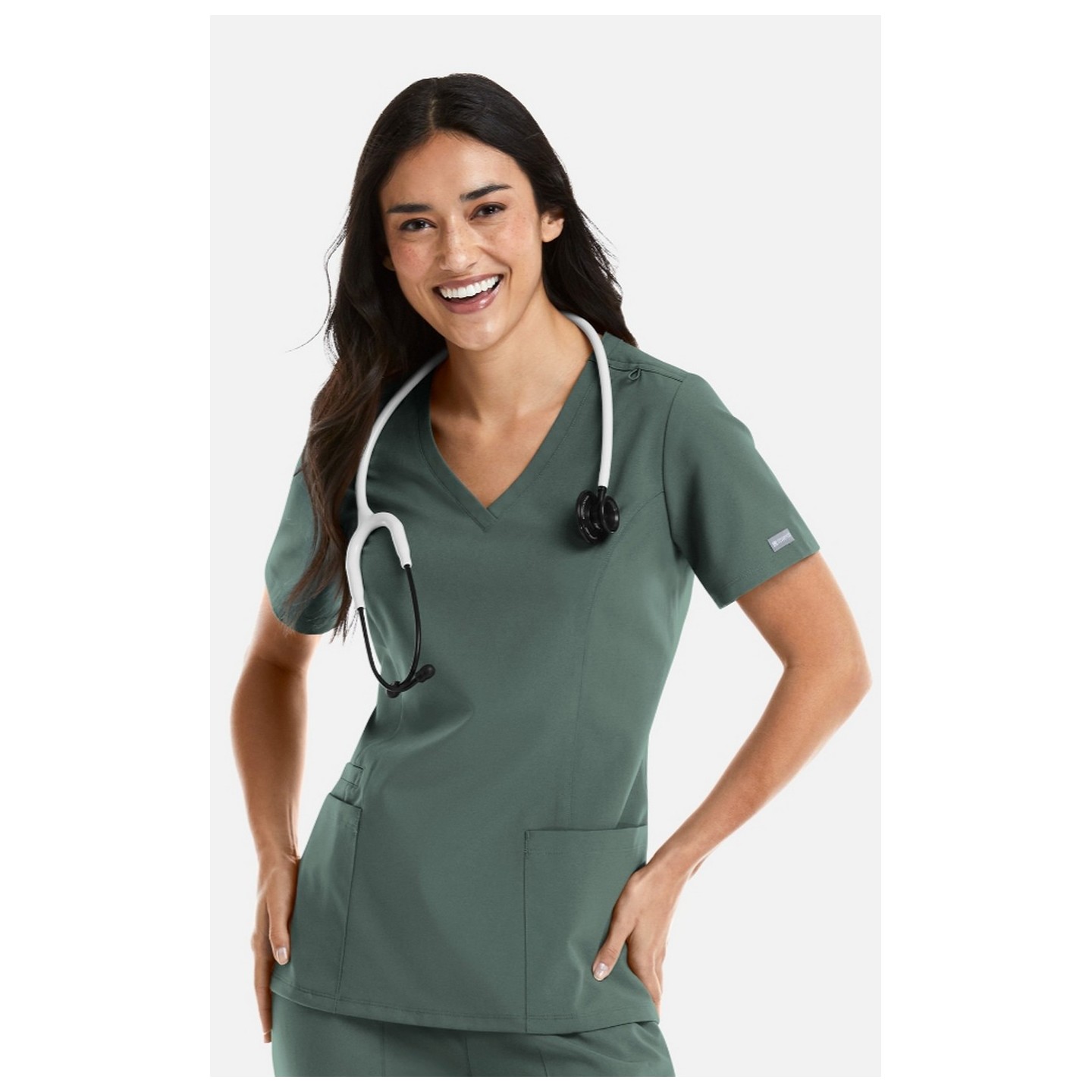 5001 Maevn Momentum Women's Double V-Neck Top