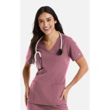 5001 Maevn Momentum Women's Double V-Neck Top