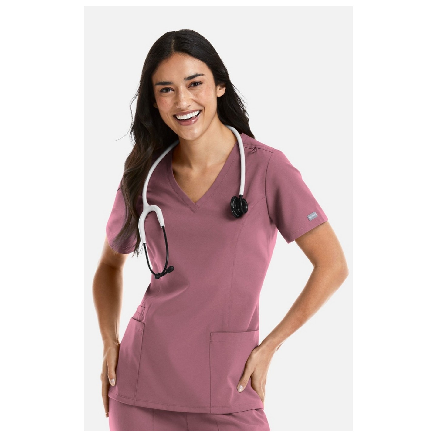 5001 Maevn Momentum Women's Double V-Neck Top