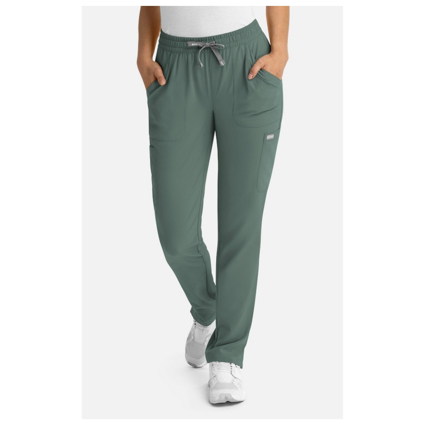 5091P Petite Maevn Momentum Pantalon d'Uniforme a 6 Poches pour Femmes