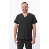 18-1072A Zinnia Unisex 3 Pocket Scrub Top by Greentown