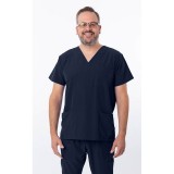 18-1072A Zinnia Unisex 3 Pocket Scrub Top by Greentown