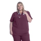 18-1072A Zinnia Unisex 3 Pocket Scrub Top by Greentown