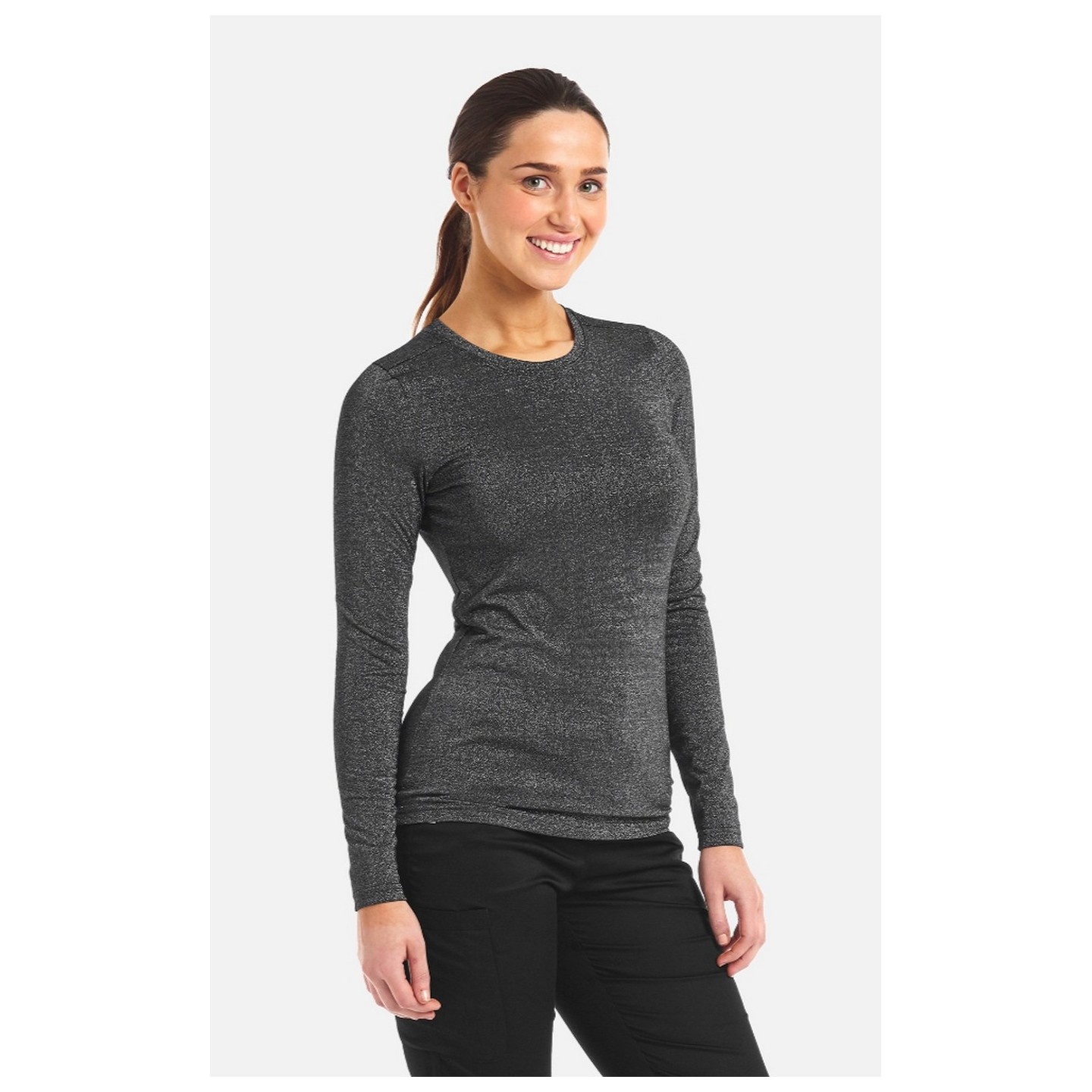 6909 Maevn Bestee Long Sleeve Scrub Undershirt Tee