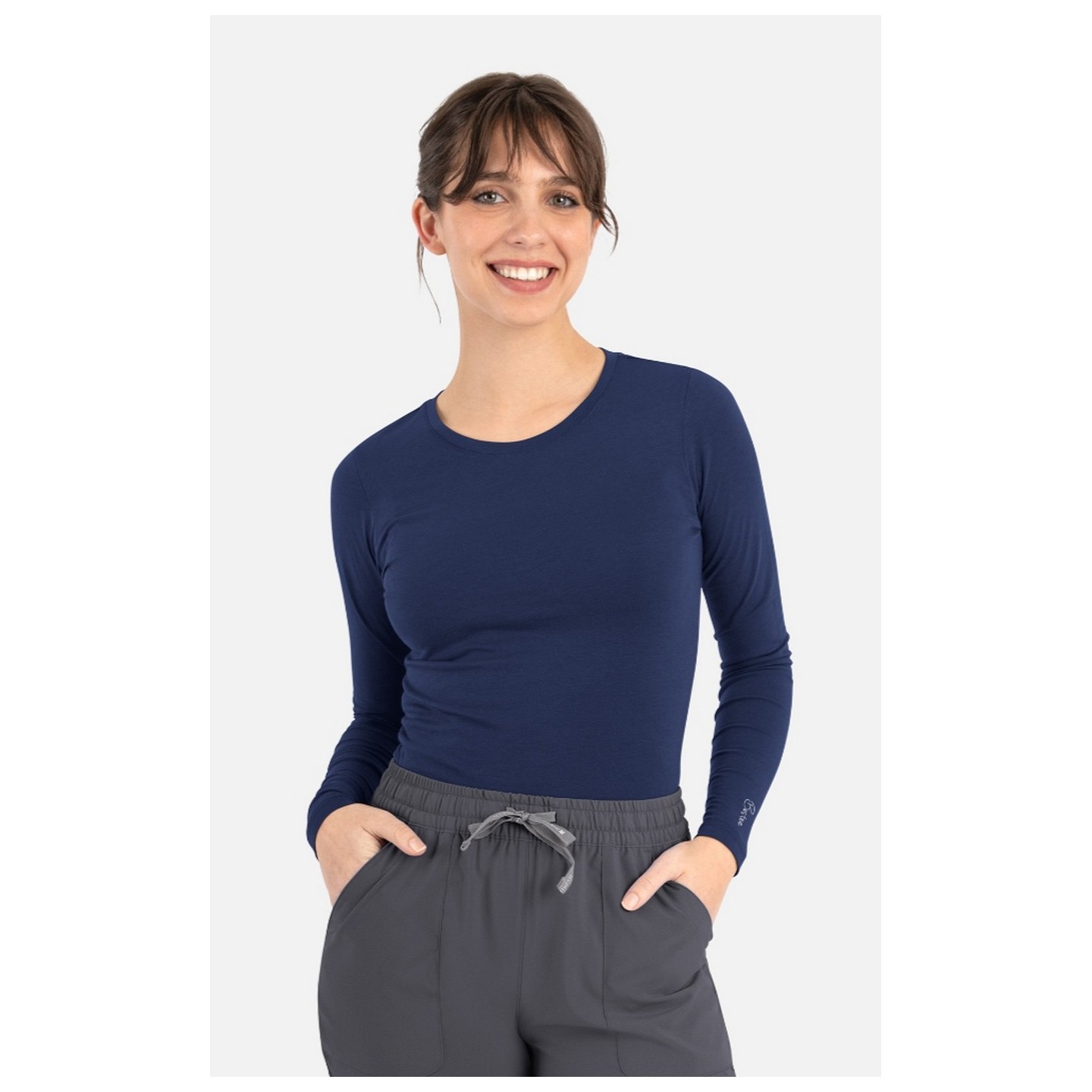 6909 Maevn Bestee Long Sleeve Scrub Undershirt Tee