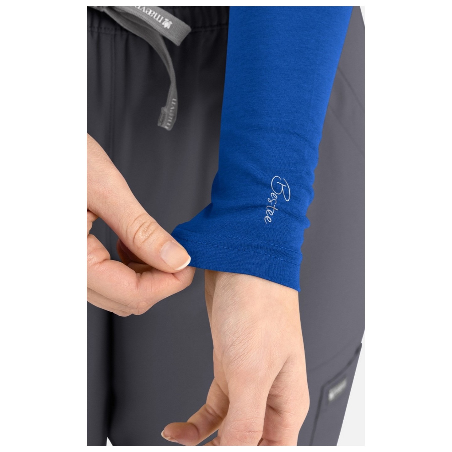 6909 Maevn Bestee Long Sleeve Scrub Undershirt Tee