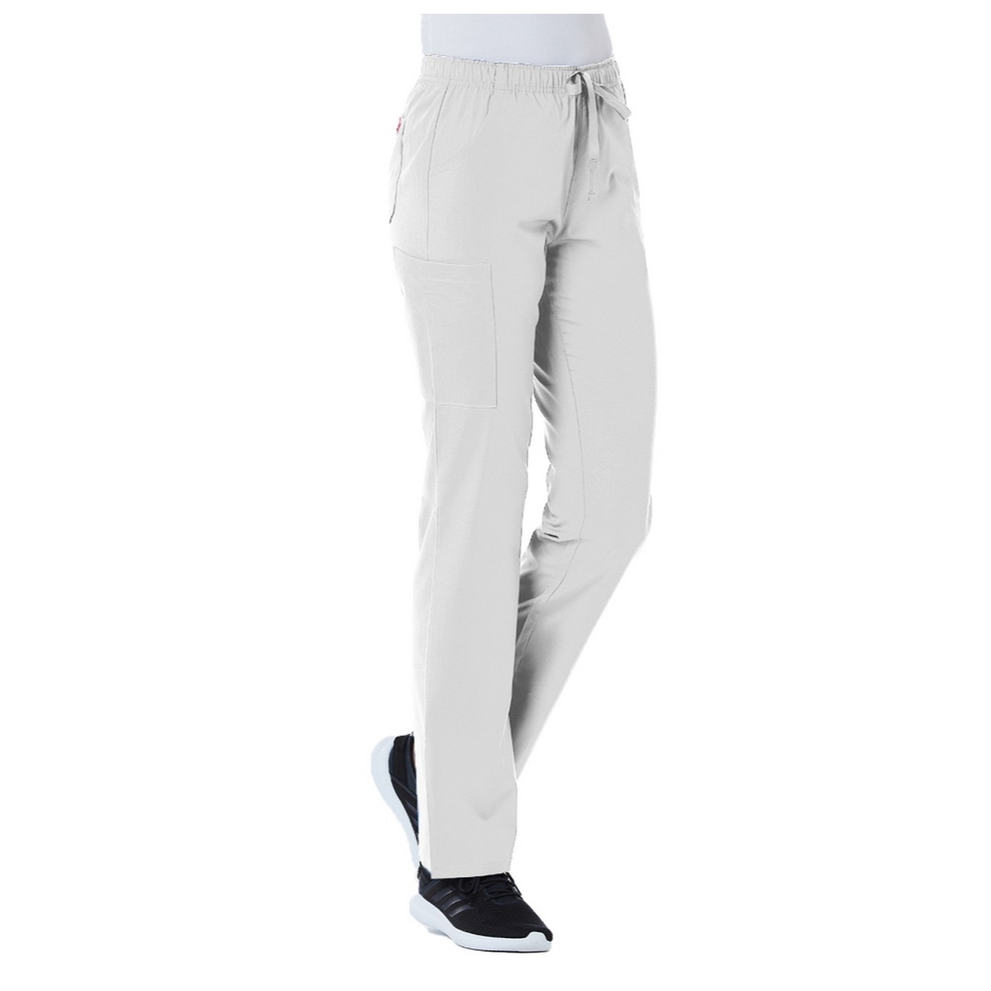 9726 Red Panda Women's Elastic Waist Straight Leg Cargo Pant by Maevn