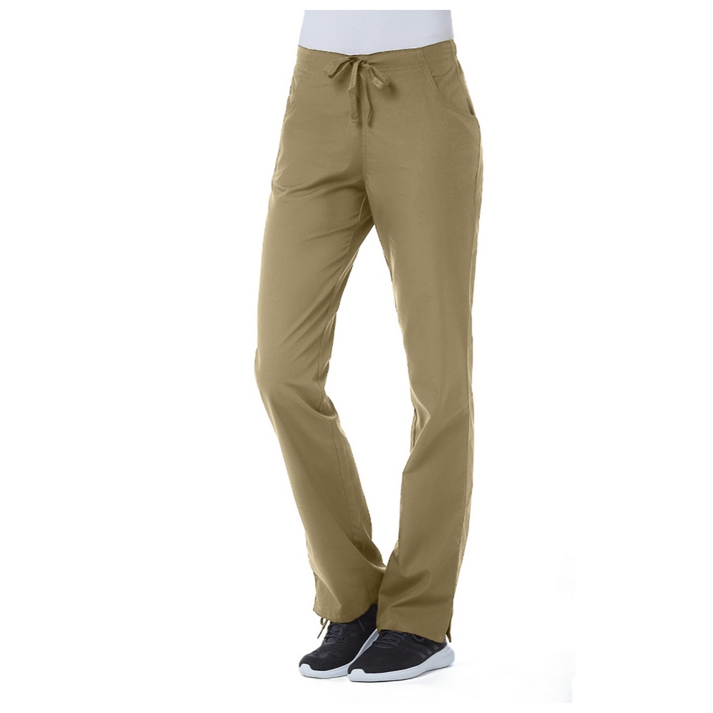 9716 Red Panda Half Elastic Waist Straight Leg Pant by Maevn