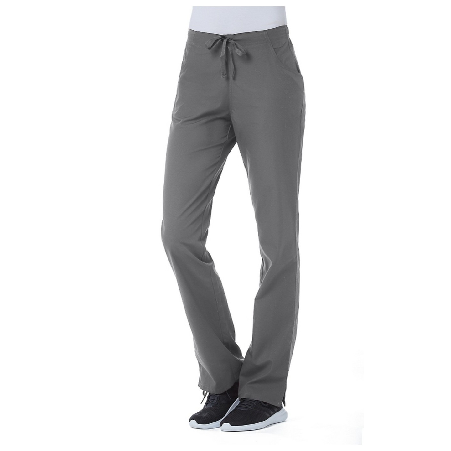 9716 Red Panda Half Elastic Waist Straight Leg Pant by Maevn