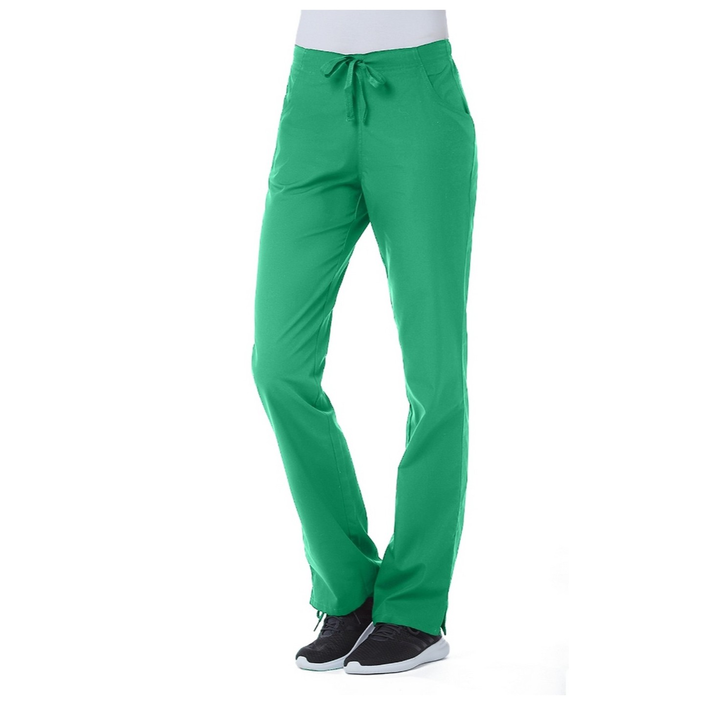 9716 Red Panda Pantalon à Taille Demi Élastique pour Femmes par Maevn