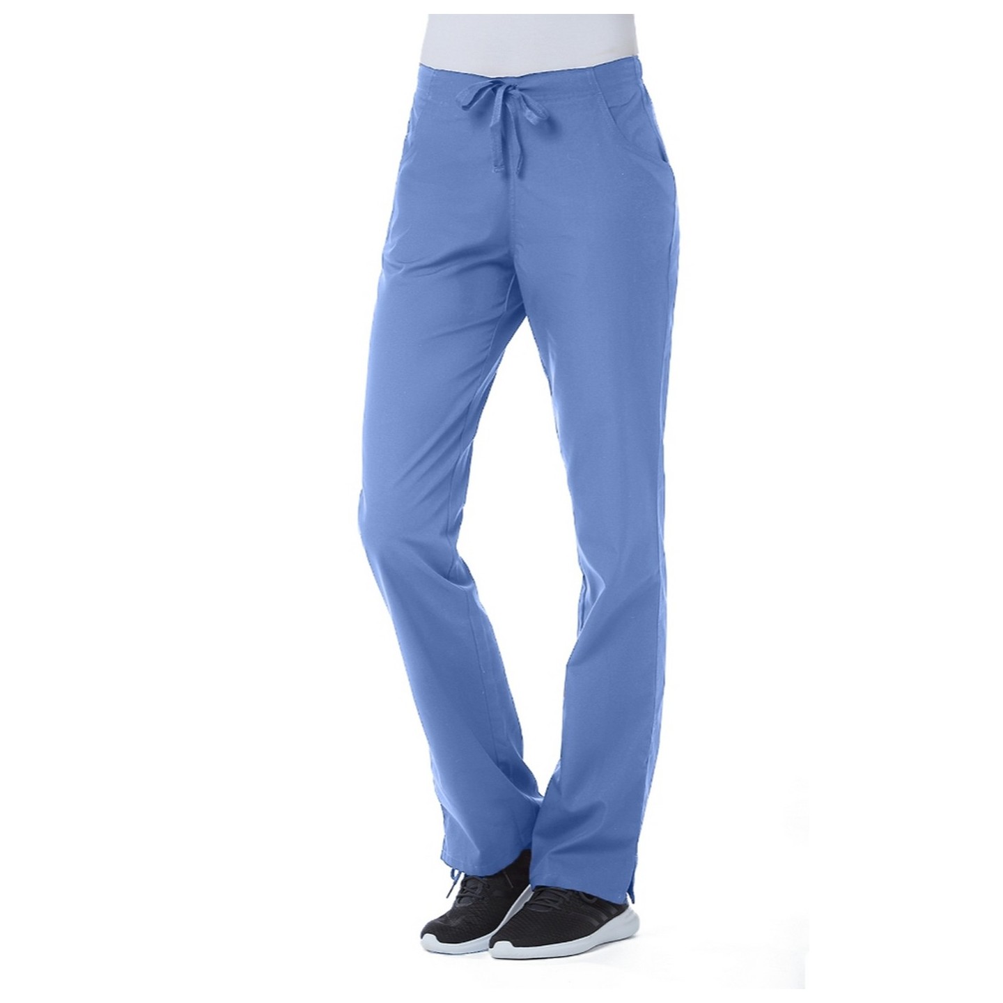 9716P Petite Red Panda Pantalon à Taille Demi Élastique pour Femmes par Maevn