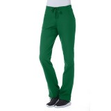 9716P Petite Red Panda Half Elastic Waist Straight Leg Pant by Maevn