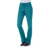 9716P Petite Red Panda Pantalon à Taille Demi Élastique pour Femmes par Maevn