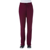 9716P Petite Red Panda Half Elastic Waist Straight Leg Pant by Maevn