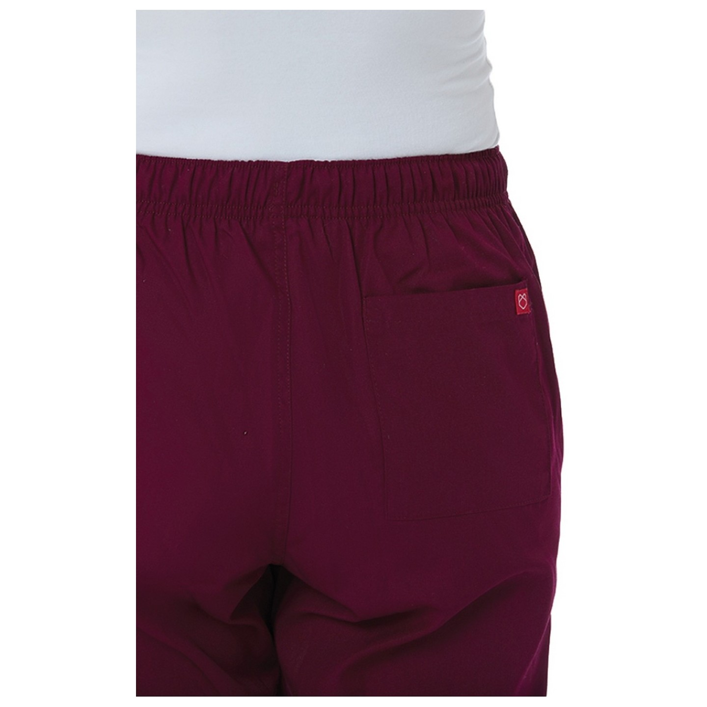 9716P Petite Red Panda Pantalon à Taille Demi Élastique pour Femmes par Maevn