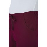 9716P Petite Red Panda Pantalon à Taille Demi Élastique pour Femmes par Maevn