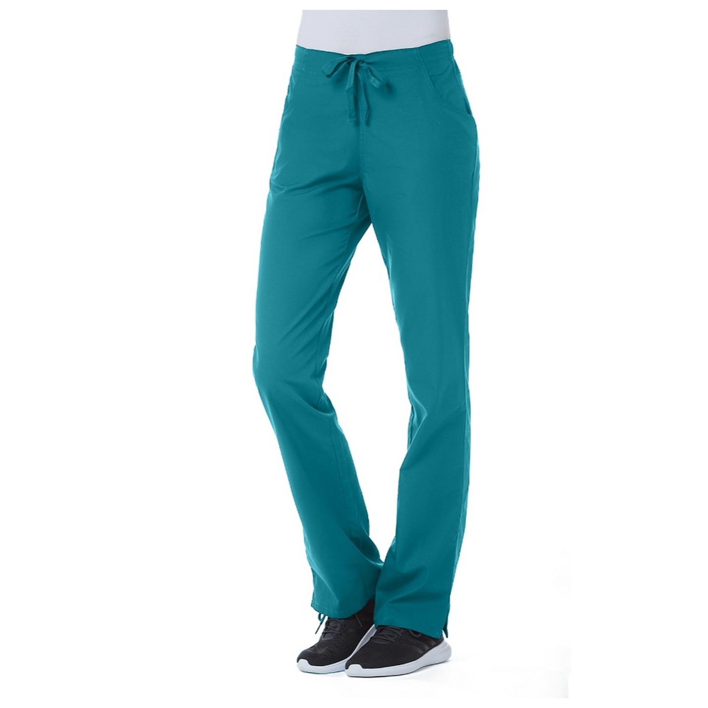 9716T Tall Red Panda Half Elastic Waist Straight Leg Pant by Maevn