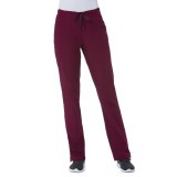 9716T Tall Red Panda Pantalon à Taille Demi Élastique pour Femmes par Maevn