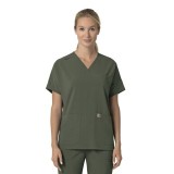 C13110 Carhartt Force Cross-Flex Women's Modern Oversized V-Neck Top