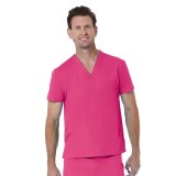 1706 Red Panda Haut Unisexe à Col en V par Maevn (Vue d'Homme)