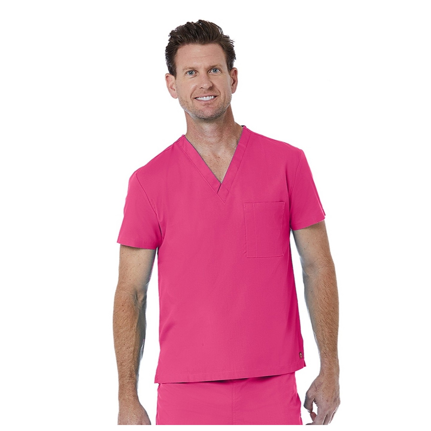 1706 Red Panda Unisex V-Neck Top by Maevn (Men's View)