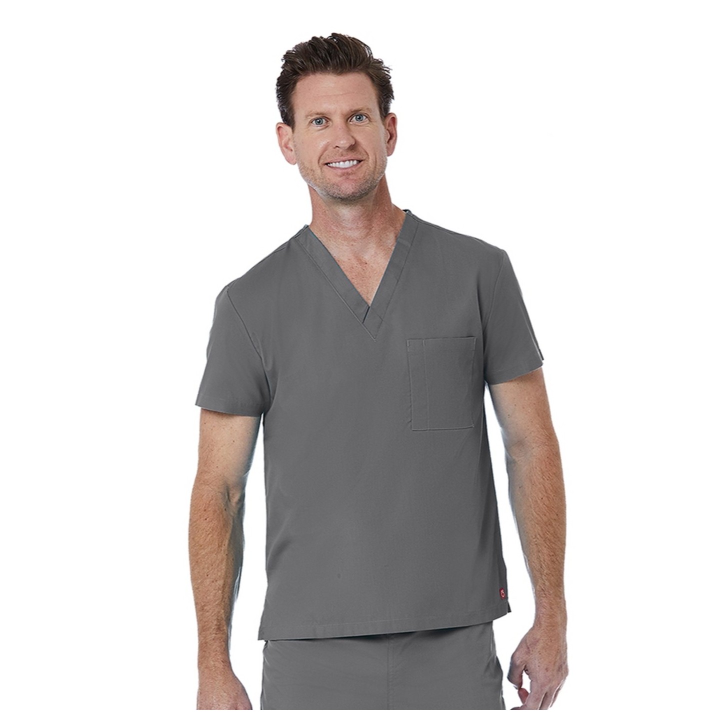 1706 Red Panda Haut Unisexe à Col en V par Maevn (Vue d'Homme)