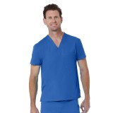 1706 Red Panda Haut Unisexe à Col en V par Maevn (Vue d'Homme)