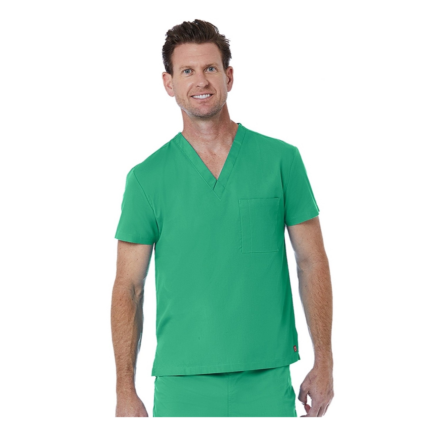 1706 Red Panda Unisex V-Neck Top by Maevn (Men's View)