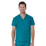 1706 Red Panda Haut Unisexe à Col en V par Maevn (Vue d'Homme)