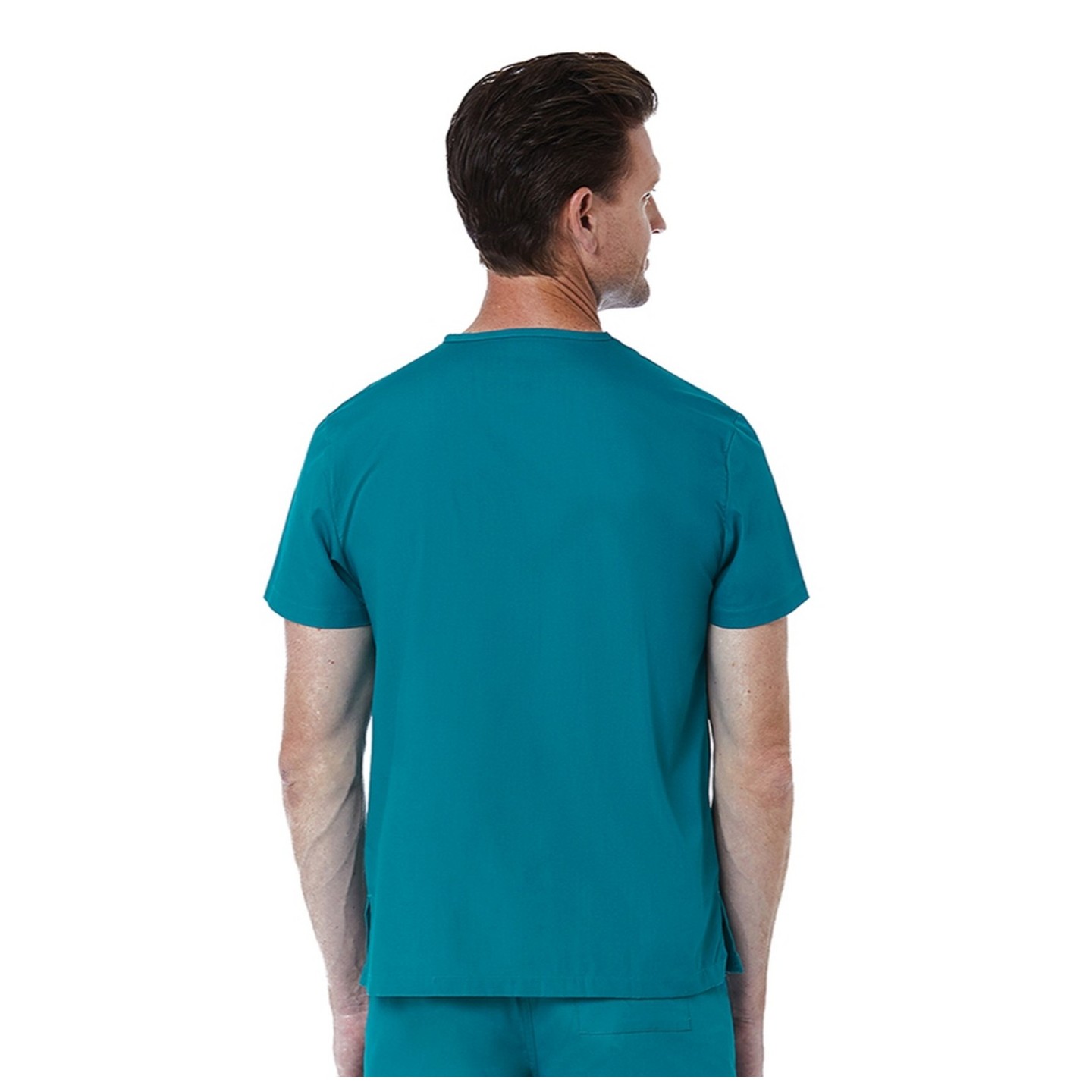 1706 Red Panda Unisex V-Neck Top by Maevn (Men's View)