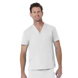 1706 Red Panda Unisex V-Neck Top by Maevn (Men's View)